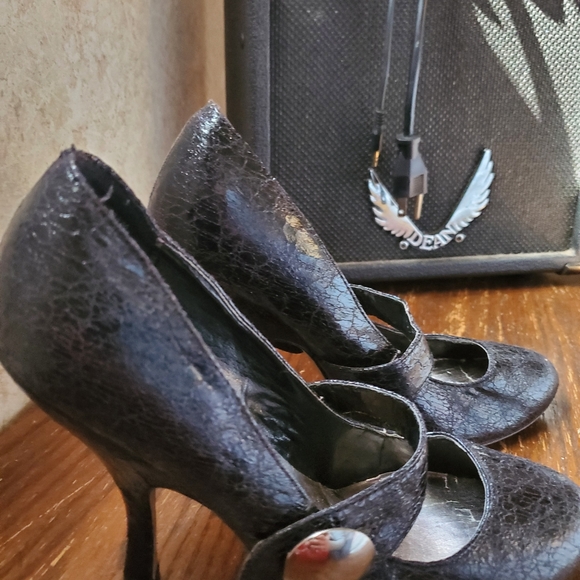 Steve Madden blk. Heels - Picture 4 of 7